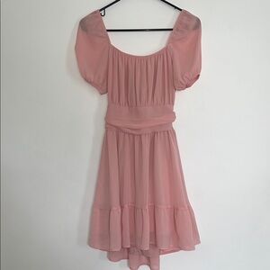 Amazon Soft Pink Mini Dress